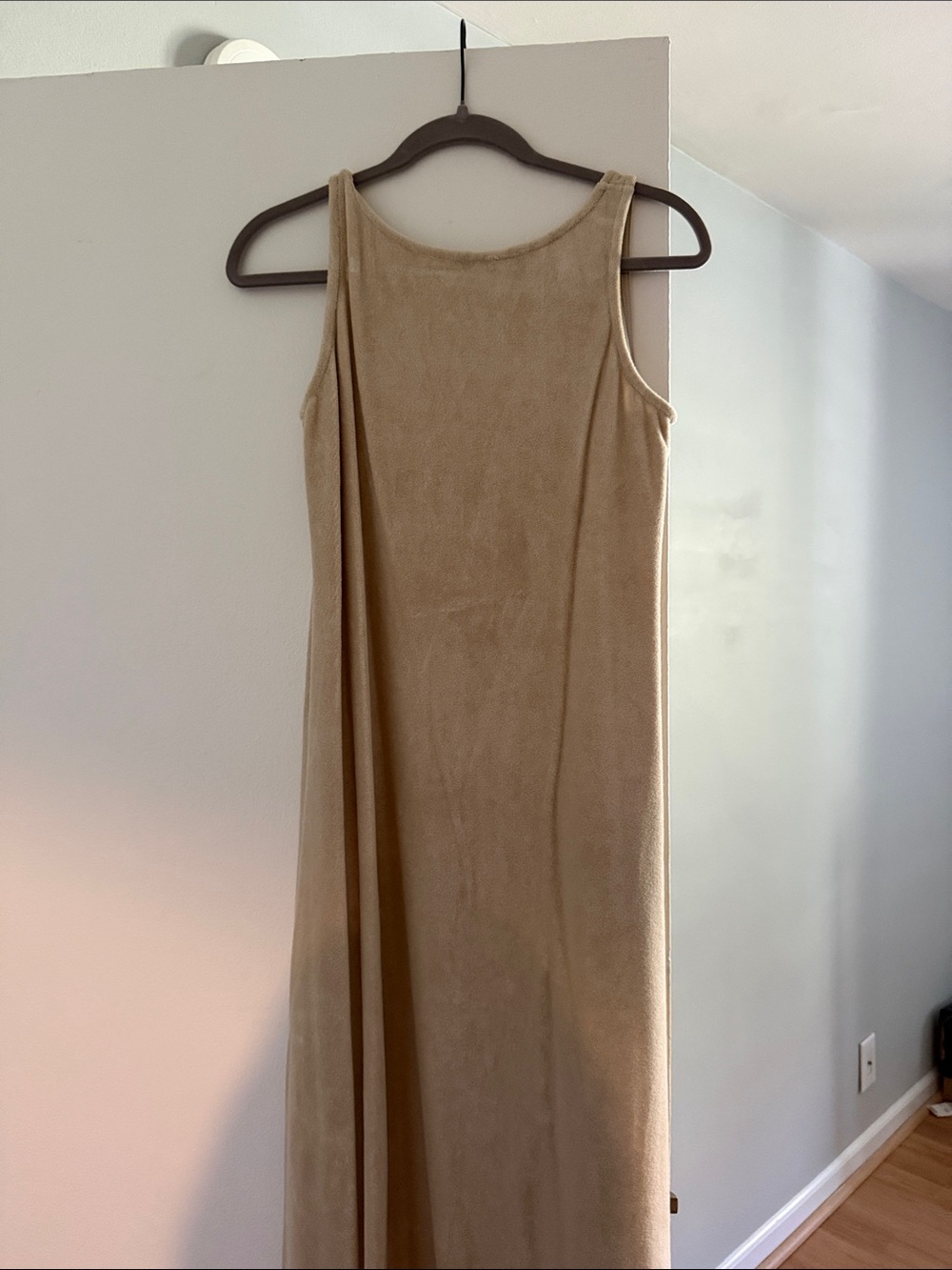 Bayse Sleeveless Maxi Dress in Tan